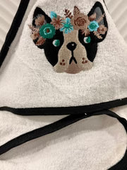 Kids wrapping sheet cute Hooded Towel