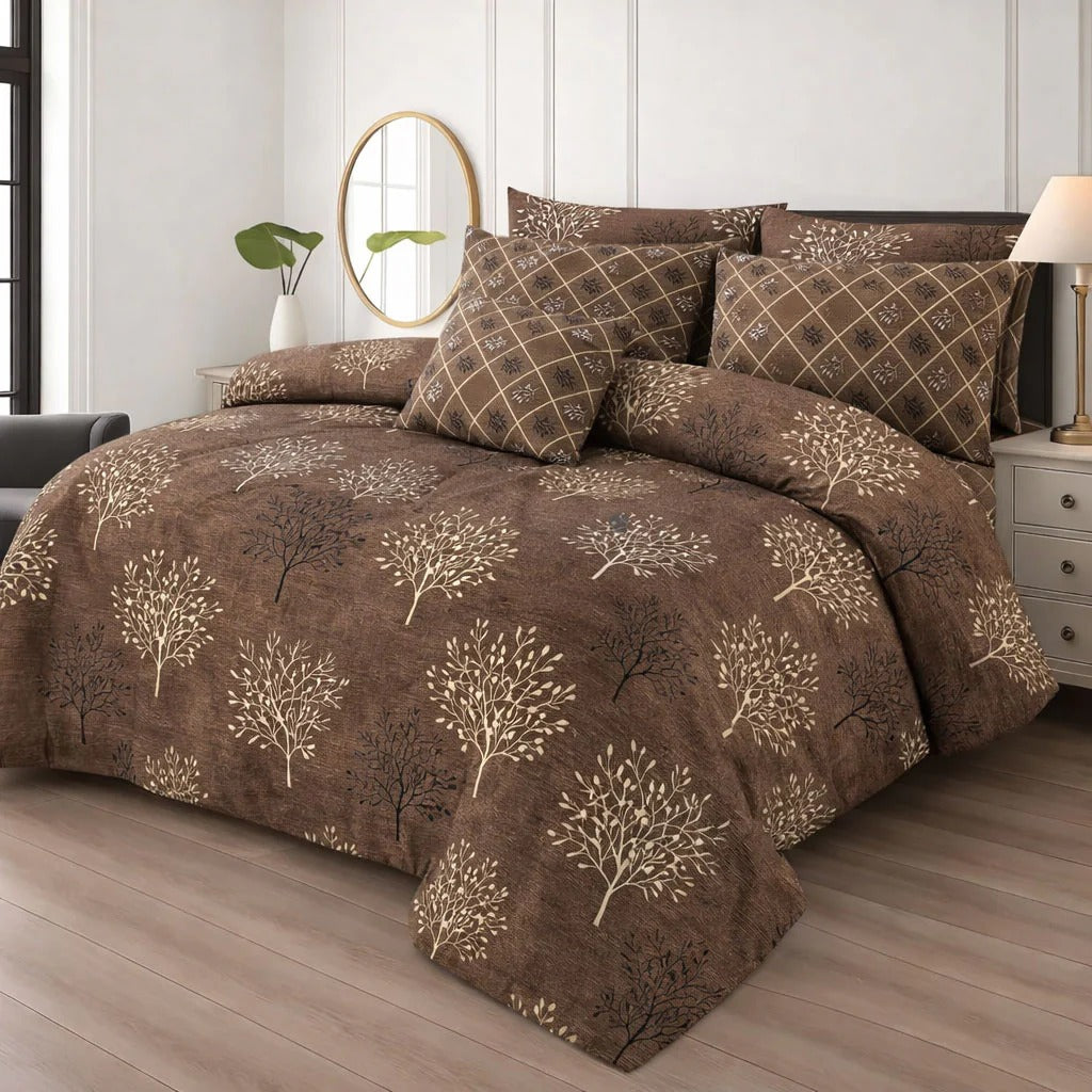 Premium King Size 7-Piece Comforter Set | Complete Bedding Collection