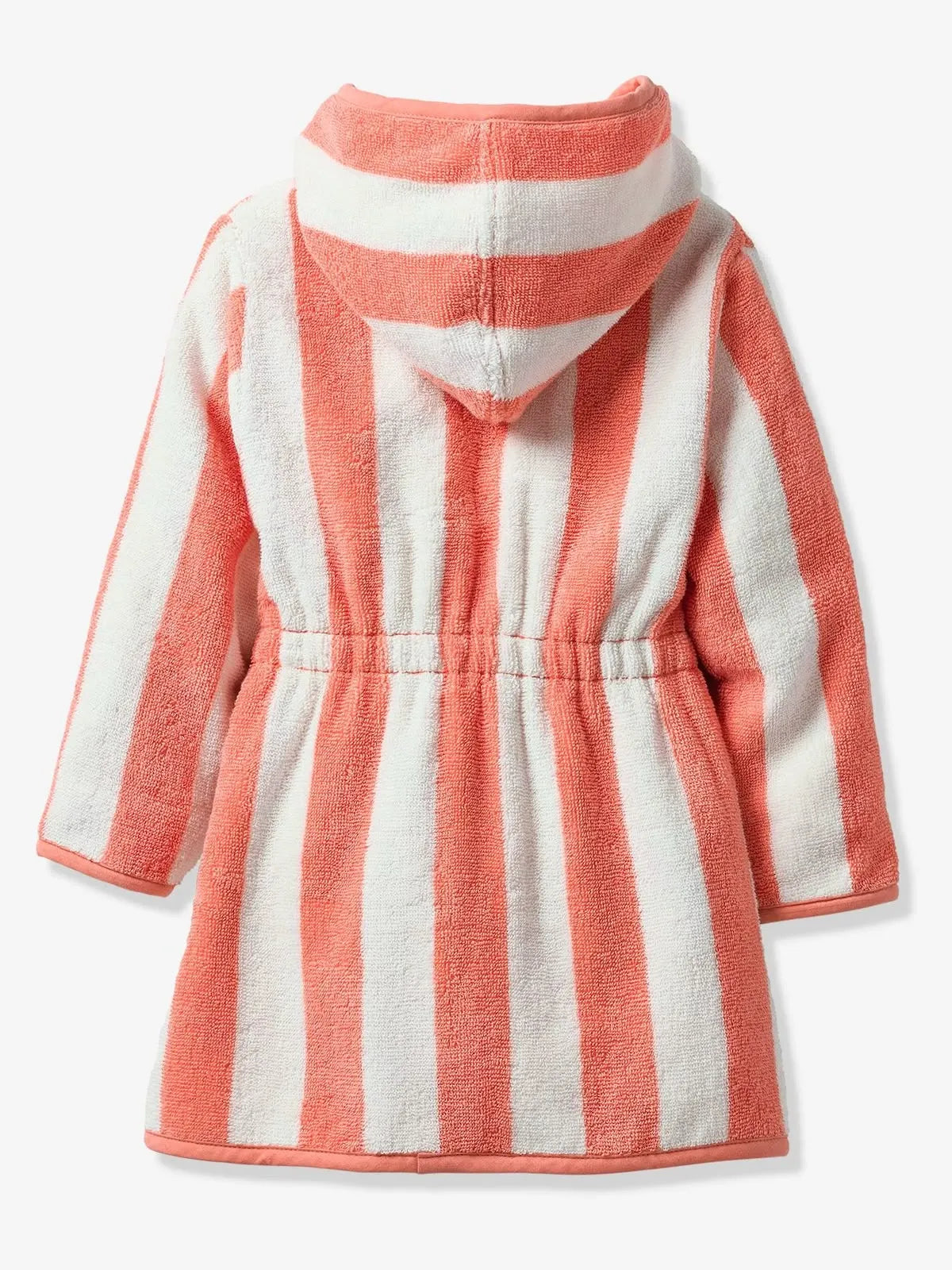 Transat Striped Hooded Bathrobe – Soft Cotton Towel Bathrobe with Belt & Pockets (Available in 5 Colors)