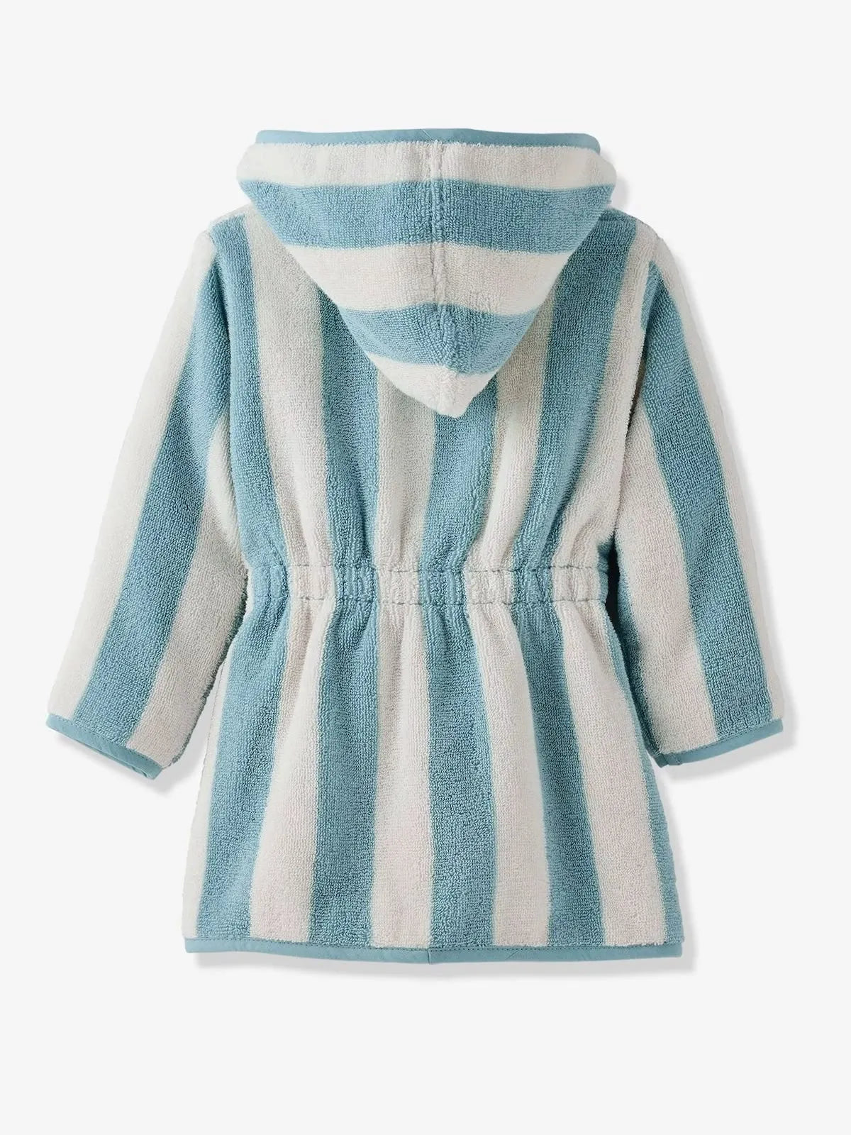 Transat Striped Hooded Bathrobe – Soft Cotton Towel Bathrobe with Belt & Pockets (Available in 5 Colors)