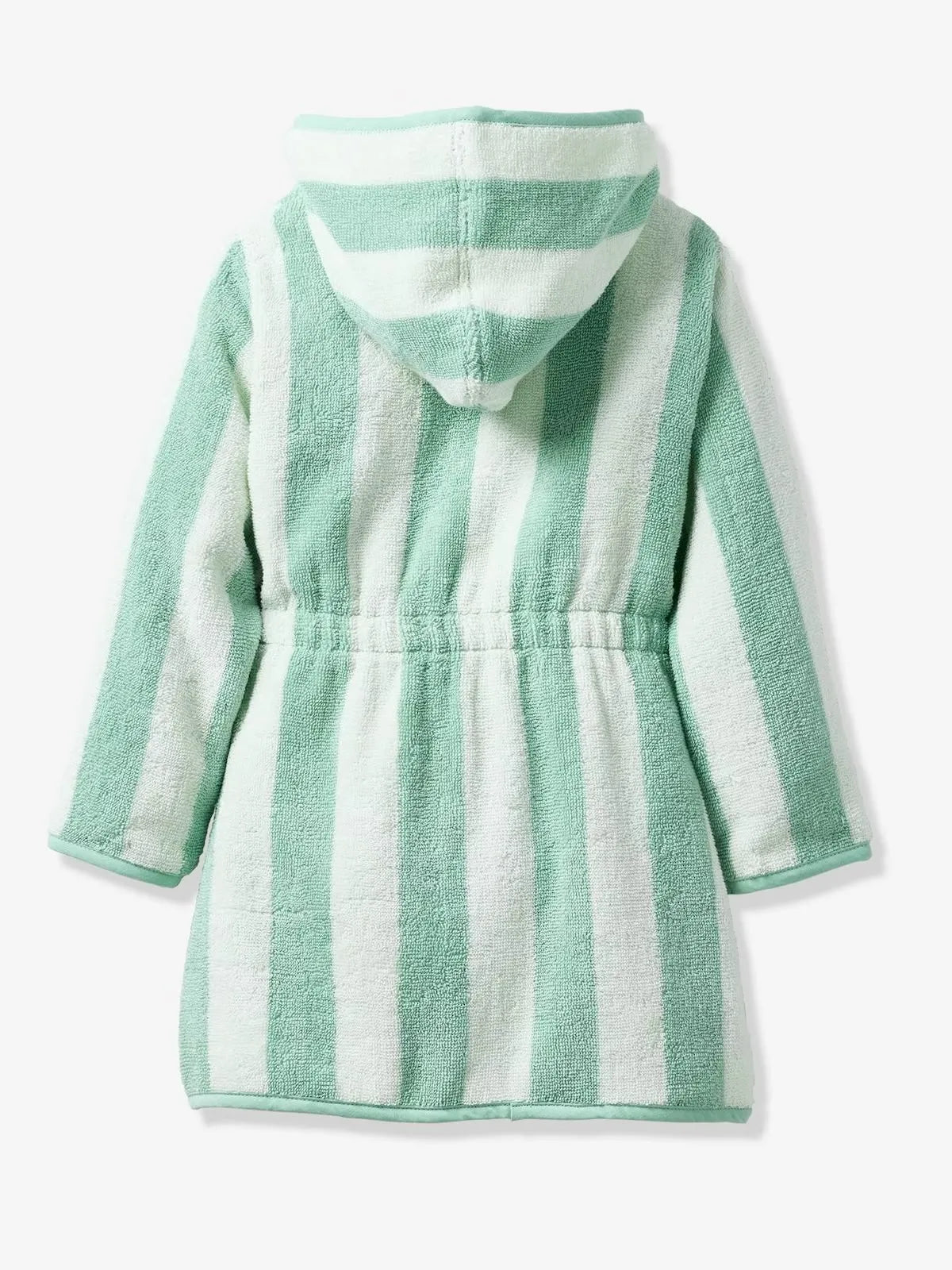 Transat Striped Hooded Bathrobe – Soft Cotton Towel Bathrobe with Belt & Pockets (Available in 5 Colors)
