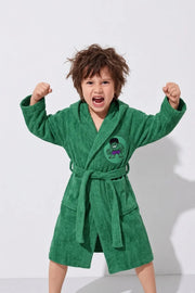 Hulk Hooded Kids Bathrobe – Green (Ages 6, 8, 10, 12 & 14 Years)