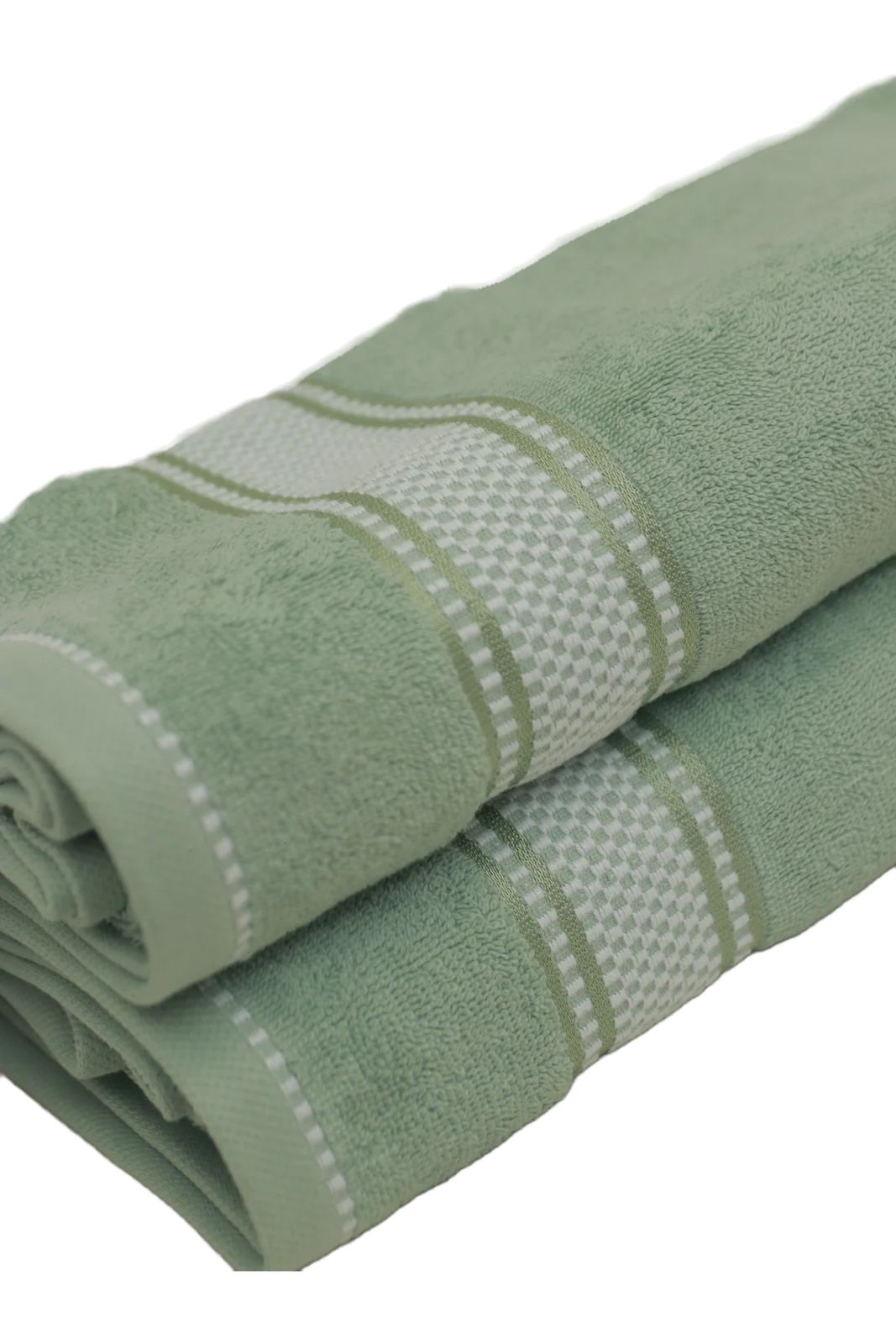 Green Towel Set | pack of 2 |