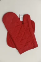Oven Mitts Kitchen Gloves(Red)