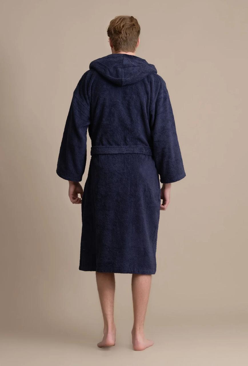 Hoodie Bathrobe (navy blue)