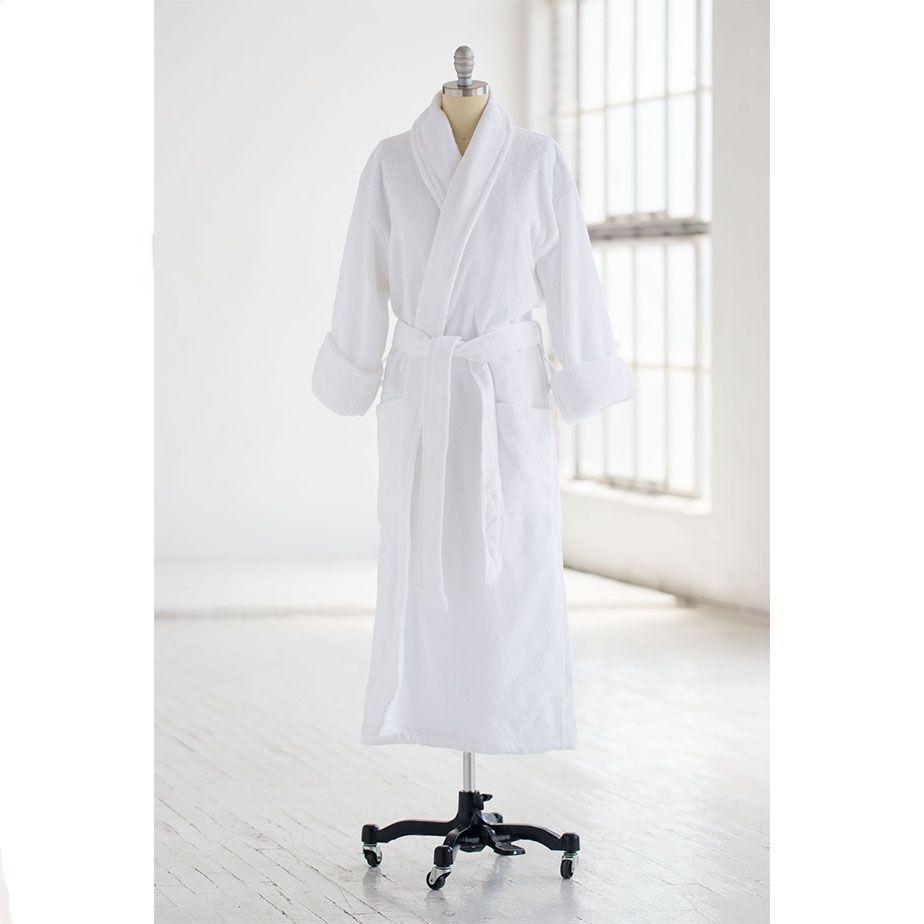 White Bathrobe