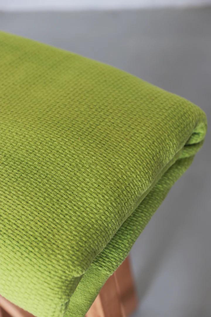 Cotton Thermal Blanket Throws(parrot green)