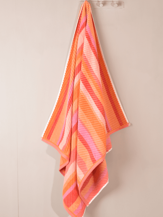 Orange Strip Towel