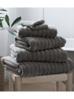 FLUFFY TOWEL | Set of 5 Towels Gray | Zero twist