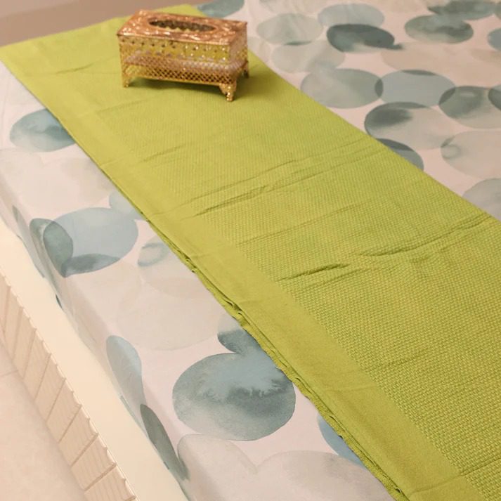 Cotton Thermal Blanket Throws(parrot green)