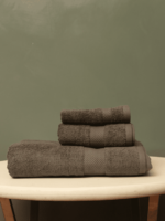 Brown Diamond Towel Set | 3-Pcs | ST-309