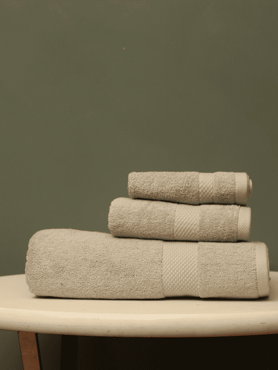 Silver Diamond Towel Set | 3-Pcs | ST-3013