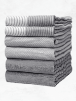 Export Quality Flat & Terry Kitchen Towel | Gray Kitchen Towel