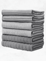 Export Quality Flat & Terry Kitchen Towel | Gray Kitchen Towel