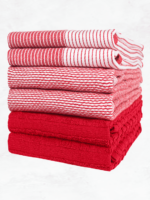 Export Quality Flat & Terry Kitchen Towel Brown | Red Kitchen kitchen