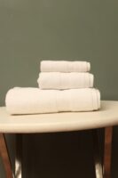 White Diamond Towel Set | 3-Pcs | ST-308