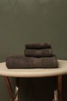 Brown Diamond Towel Set | 3-Pcs | ST-309