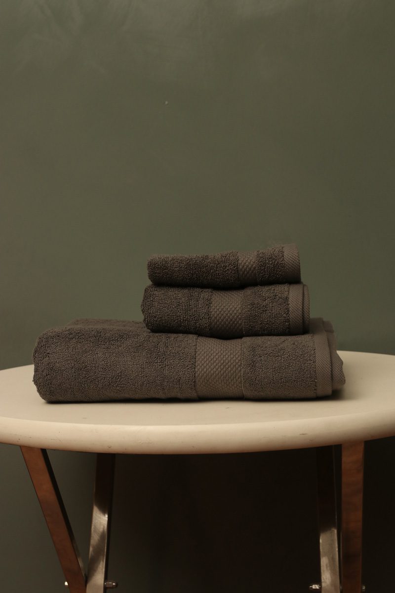 Brown Diamond Towel Set | 3-Pcs | ST-309