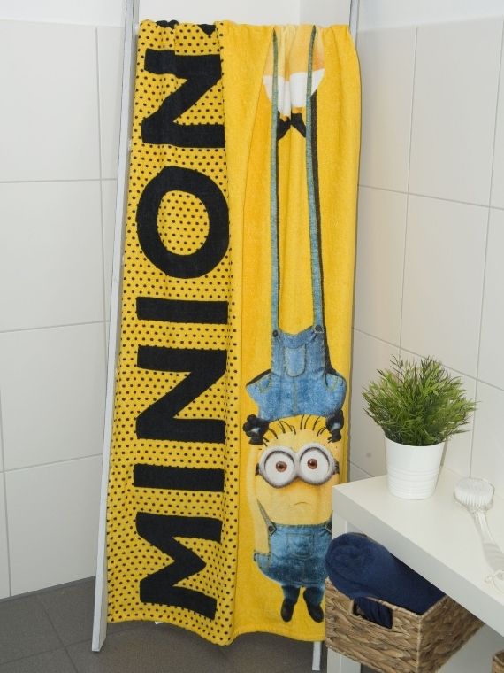 Printed Towel | kids towel | Chracter design minions