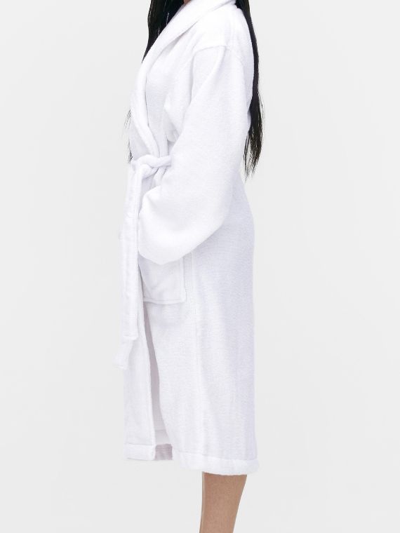 White Zero Twist Bathrobe | 100% cotton BATHGONE