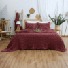 Mahroon Cotton Waffle Weave King Size Blanket | Lightweight | Breathable | Summer | AC Comforter