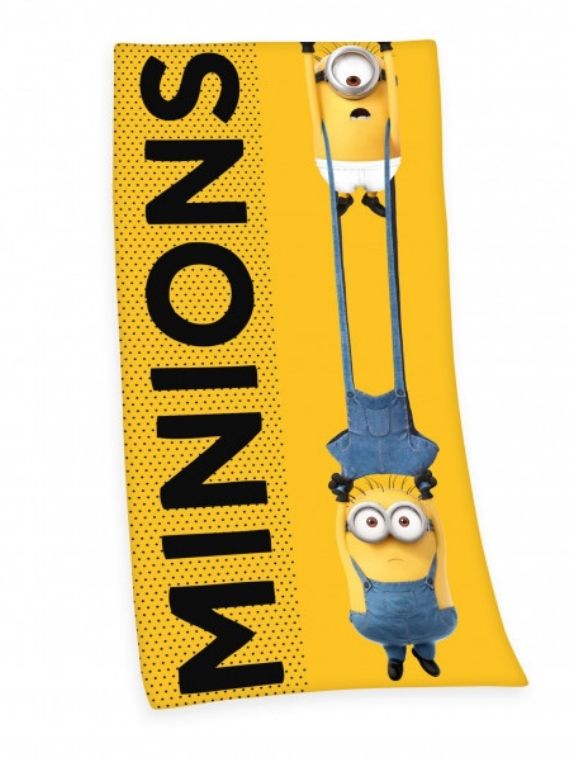 Printed Towel | kids towel | Chracter design minions (058)