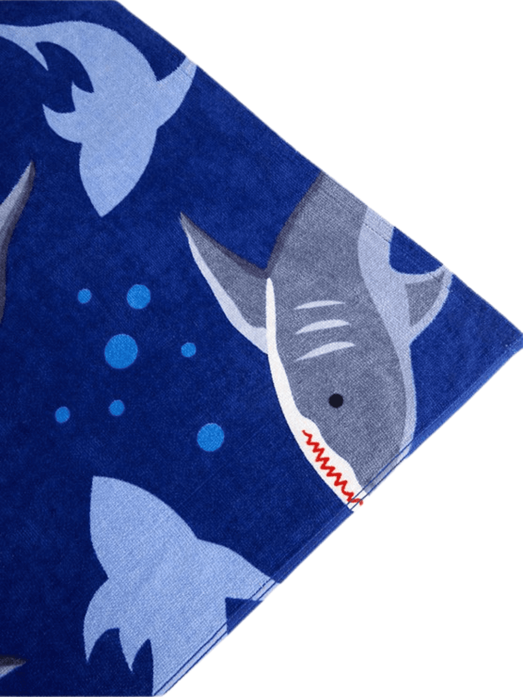 Printed Towel | Kids Towel | Character Design SHARK (070)