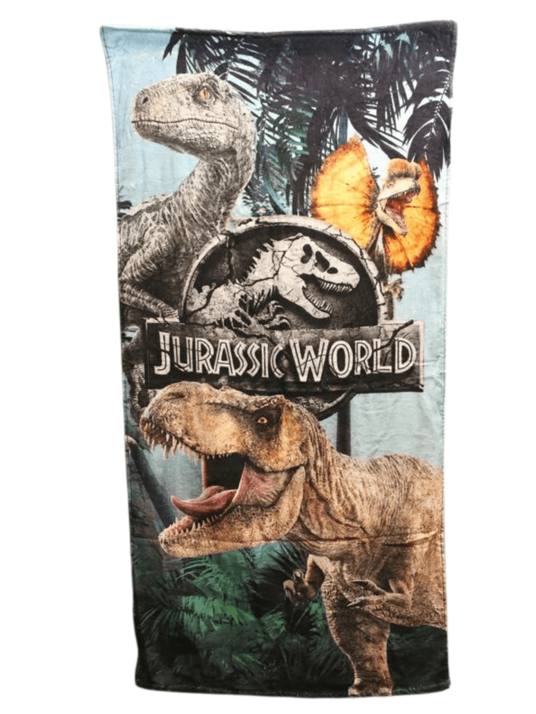Printed Towel | Kids Towel | Character Design Jarasic World (073)