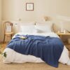 TEAL Cotton Waffle Weave King Size Blanket | Lightweight | Breathable | Summer | AC Comforter