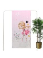 Printed Towel | Kids Towel | Character Design Pink Doll (061)