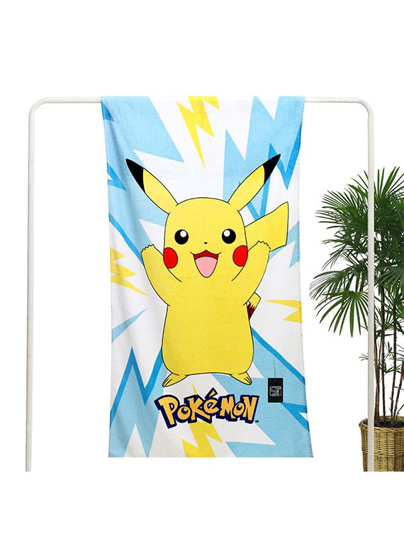 Printed Towel | Kids Towel | Character Design Pokemon (060)