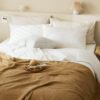 BROWN Cotton Waffle Weave King Size Blanket | Lightweight | Breathable | Summer | AC Comforter