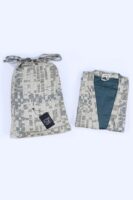 Gray Cotton Bathrobe Set | Unisex | Lightweight & Stylish