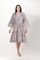Coral Cotton Bathrobe Set | Unisex | Soft & Breathable