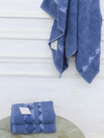 Branded Towel Set | Denim Blue | Single & Pack of 3 Options