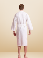 Luxurious White Bathrobe for Men | Premium Comfort & Absorbency