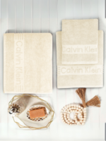 Calvin Klein Towel Collection | Off-White | Single & Pack of 3 Options