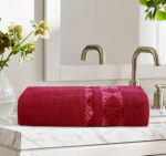 Branded Towel Set | Red | Single & Pack of 3 Options