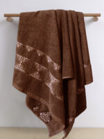 Branded Towel Set | Brown | Single & Pack of 3 Options