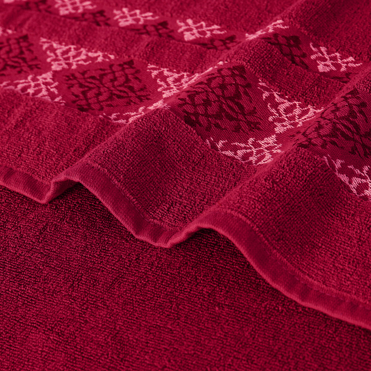 Branded Towel Set | Red | Single & Pack of 3 Options