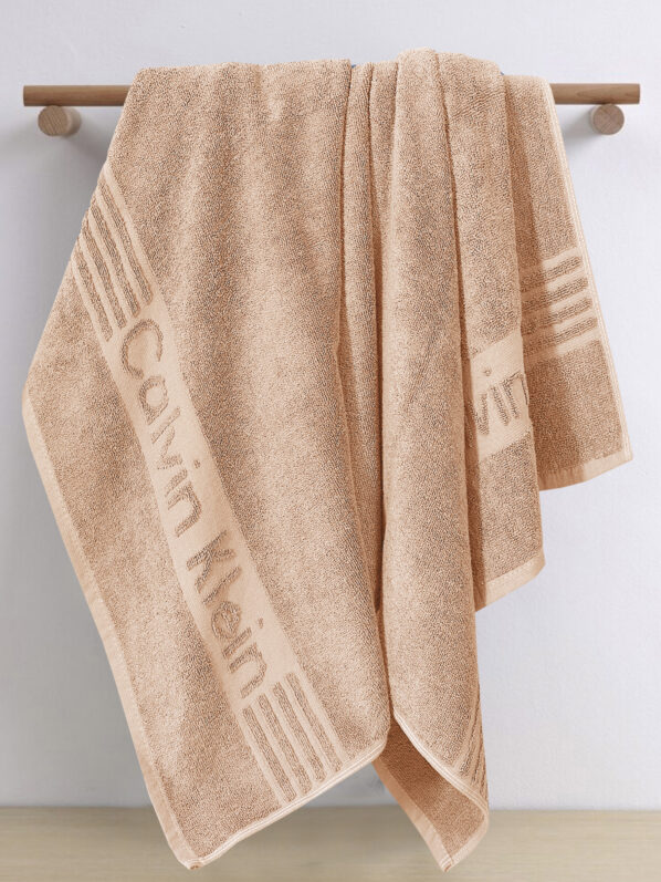 Calvin Klein Towel Collection | Coral Peach | Single & Pack of 3 Options