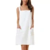 Women’s Plush Spa Shower Wrap | White | Ultra-Soft & Absorbent