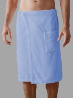 Men’s Shower Wrap blue