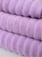 LIGHT PURPLE | FLUFFY TOWEL | 3 towels set | zero twist