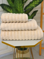 SKIN | FLUFFY TOWEL | 3 towels set | zero twist