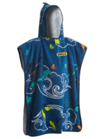 Kids BLUE Hoddie Towel | Kid Bath Towel | Printed poncho