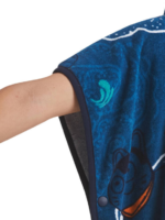 Kids BLUE Hoddie Towel | Kid Bath Towel | Printed poncho