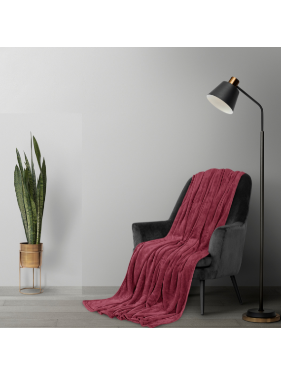 RED fleece King Size Blanket | Lightweight | Breathable | Summer | AC blanket |