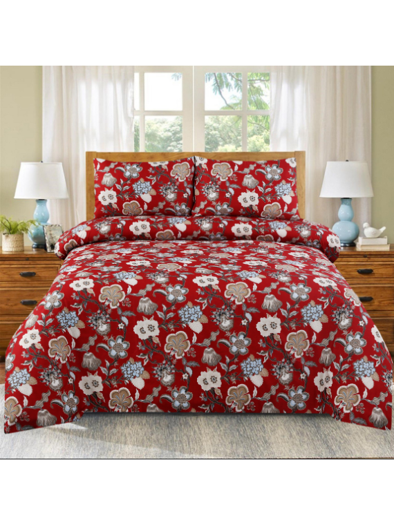 MICRO COTTON BEDSHEET | With pipped pillow | ST-B4