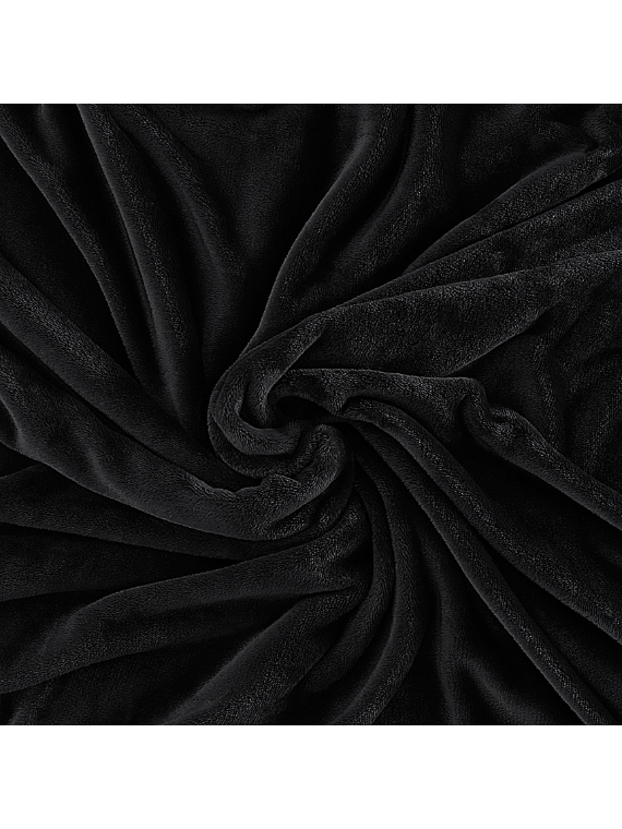 BLACK fleece King Size Blanket | Lightweight | Breathable | Summer | AC blanket |